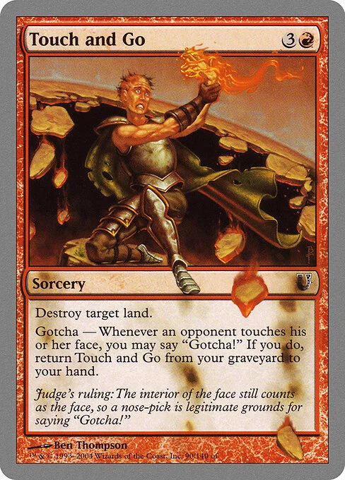 Touch and Go, carta Magic di tipo Sorcery illustrata da Ben Thompson