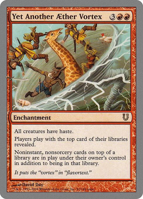 Yet Another Aether Vortex, carta Magic di tipo Enchantment illustrata da David Day