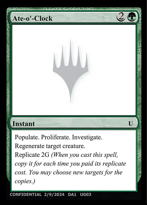 Ate-o'-Clock, carta Magic di tipo Instant