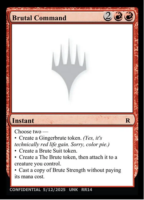 Brutal Command, carta Magic di tipo Instant