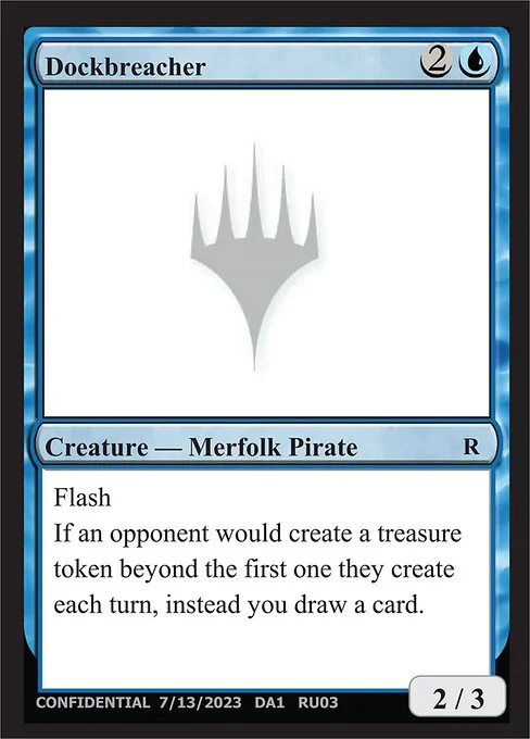 Dockbreacher, carta Magic di tipo Creature — Merfolk Pirate