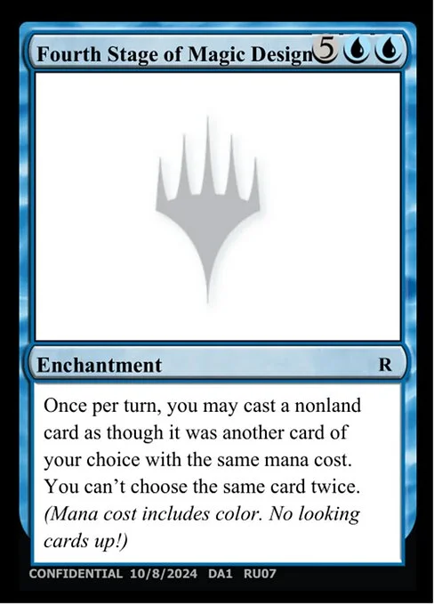 Fourth Stage of Magic Design, carta Magic di tipo Enchantment