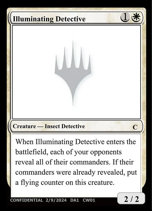 Illuminating Detective, carta Magic di tipo Creature — Insect Detective