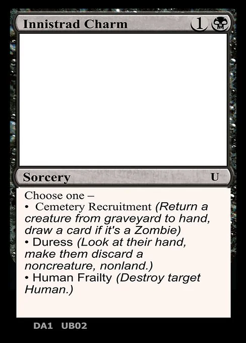 Innistrad Charm, carta Magic di tipo Sorcery