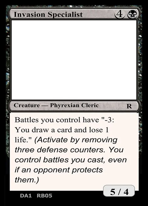 Invasion Specialist, carta Magic di tipo Creature — Phyrexian Cleric