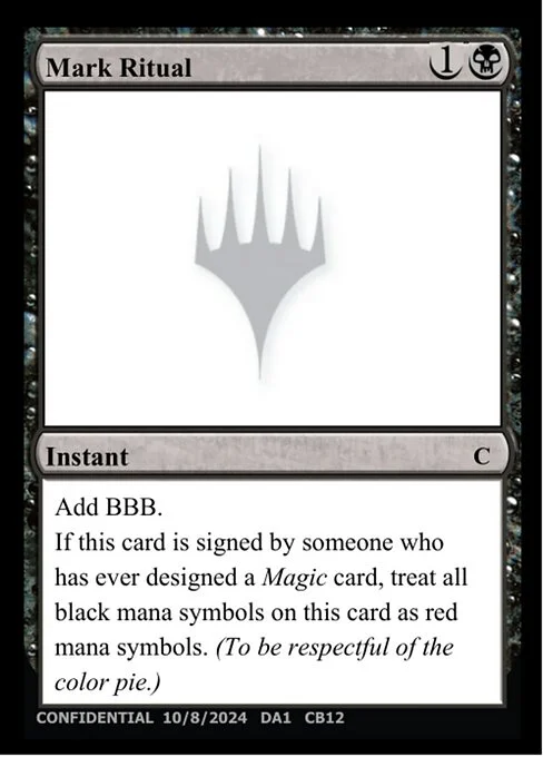 Mark Ritual, carta Magic di tipo Instant