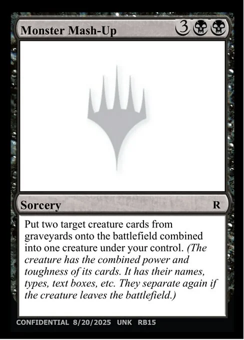 Monster Mash-Up, carta Magic di tipo Sorcery