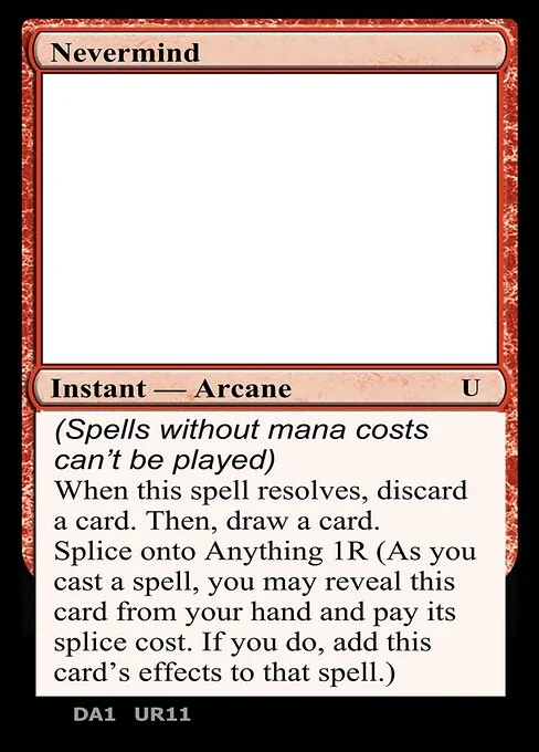 Nevermind, carta Magic di tipo Instant — Arcane