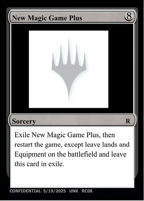 New Magic Game Plus, carta Magic di tipo Sorcery