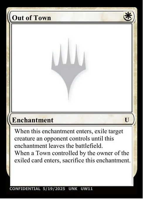 Out of Town, carta Magic di tipo Enchantment