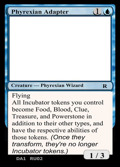 Phyrexian Adapter, carta Magic di tipo Creature — Phyrexian Wizard