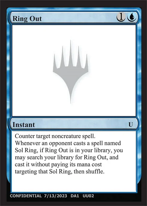 Ring Out, carta Magic di tipo Instant