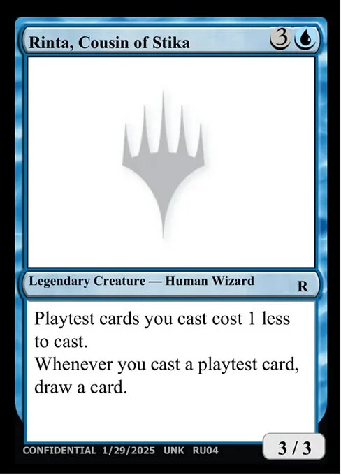 Rinta, Cousin of Sitka, carta Magic di tipo Legendary Creature — Human Wizard