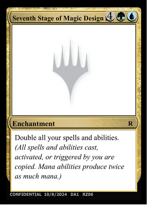 Seventh Stage of Magic Design, carta Magic di tipo Enchantment