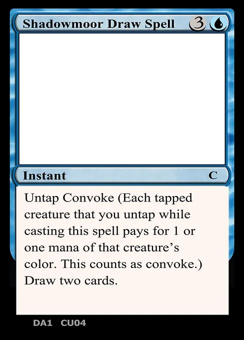 Shadowmoor Draw Spell, carta Magic di tipo Instant