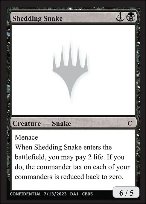 Shedding Snake, carta Magic di tipo Creature — Snake