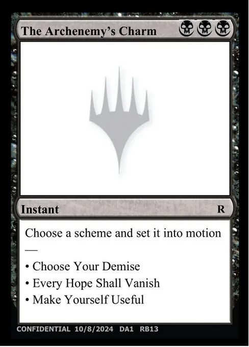 The Archenemy's Charm, carta Magic di tipo Instant