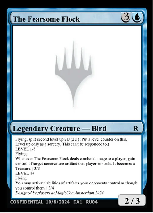 The Fearsome Flock, carta Magic di tipo Legendary Creature — Bird