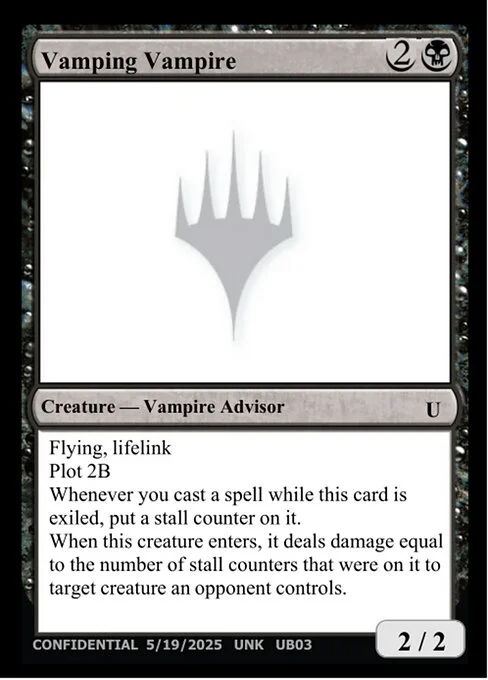 Vamping Vampire, carta Magic di tipo Creature — Vampire Advisor