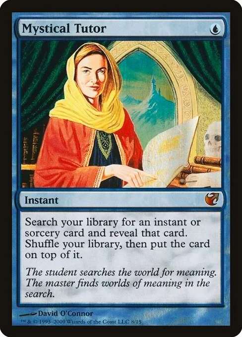 Mystical Tutor, carta Magic di tipo Instant illustrata da David O'Connor