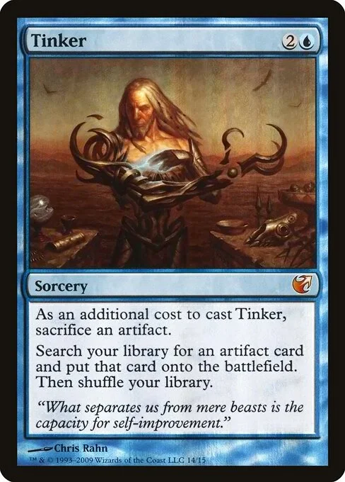 Tinker, carta Magic di tipo Sorcery illustrata da Chris Rahn