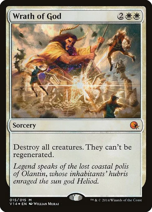Wrath of God, carta Magic di tipo Sorcery illustrata da Willian Murai