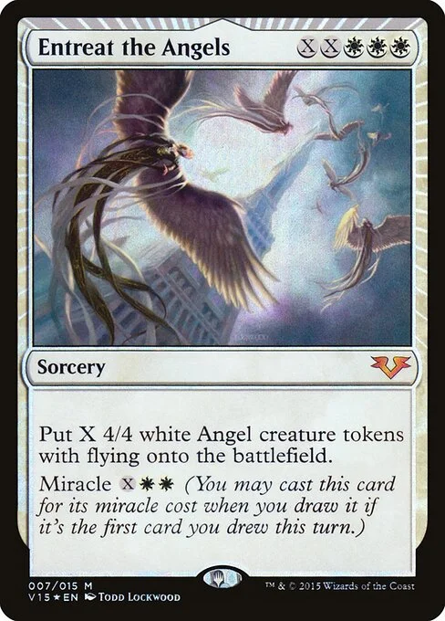 Entreat the Angels, carta Magic di tipo Sorcery illustrata da Todd Lockwood