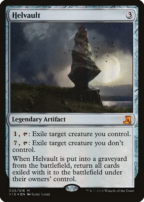 Helvault, carta Magic di tipo Legendary Artifact illustrata da Jaime Jones