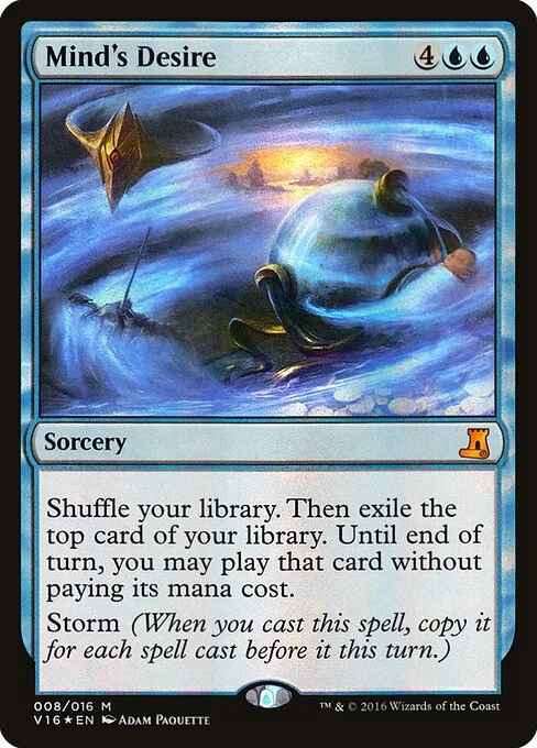 Mind's Desire, carta Magic di tipo Sorcery illustrata da Adam Paquette