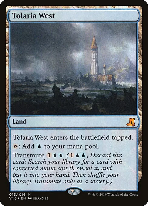 Tolaria West, carta Magic di tipo Land illustrata da Khang Le