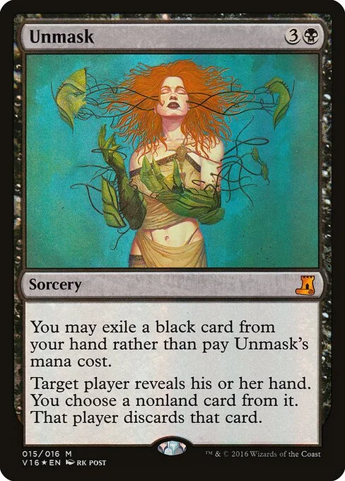 Unmask, carta Magic di tipo Sorcery illustrata da rk post