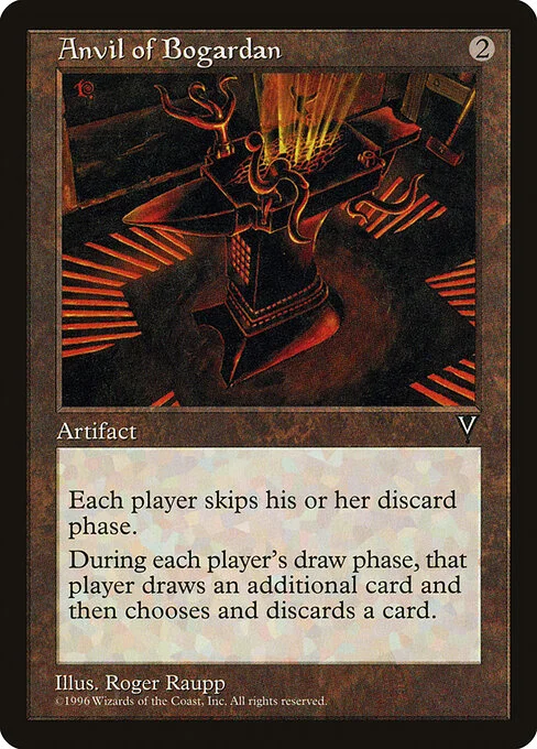 Anvil of Bogardan, carta Magic di tipo Artifact illustrata da Roger Raupp