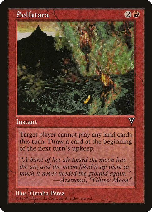 Solfatara, carta Magic di tipo Instant illustrata da Omaha Pérez