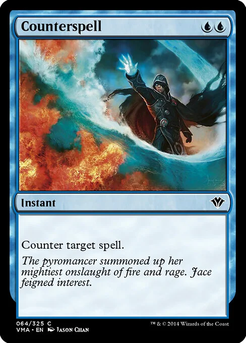 Counterspell, carta Magic di tipo Instant illustrata da Jason Chan