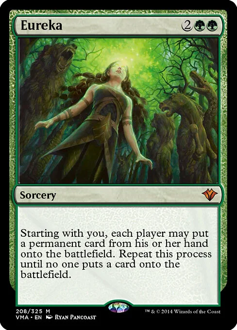 Eureka, carta Magic di tipo Sorcery illustrata da Ryan Pancoast