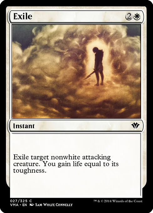 Exile, carta Magic di tipo Instant illustrata da Sam Wolfe Connelly