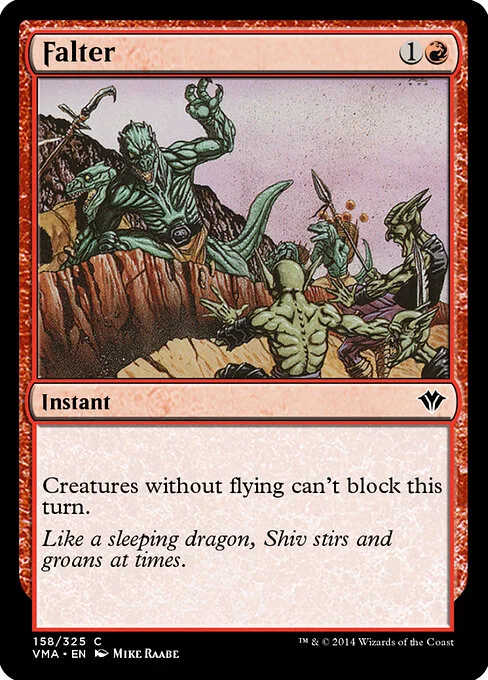 Falter, carta Magic di tipo Instant illustrata da Mike Raabe