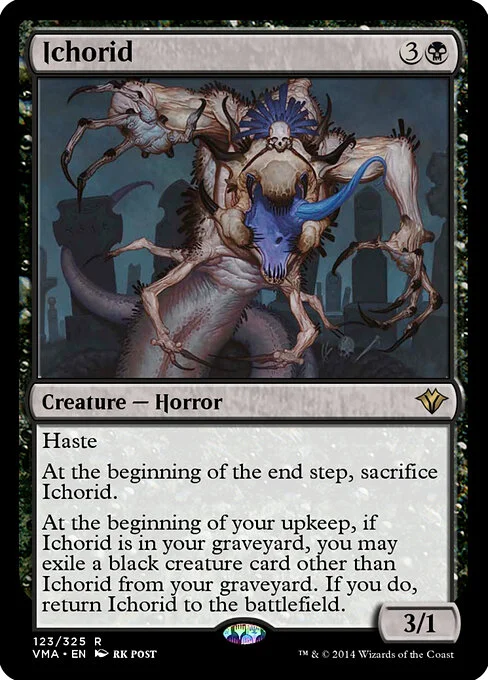 Ichorid, carta Magic di tipo Creature — Horror illustrata da rk post