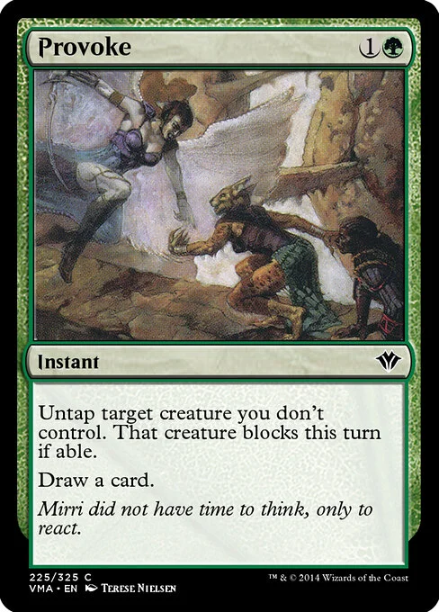 Provoke, carta Magic di tipo Instant illustrata da Terese Nielsen