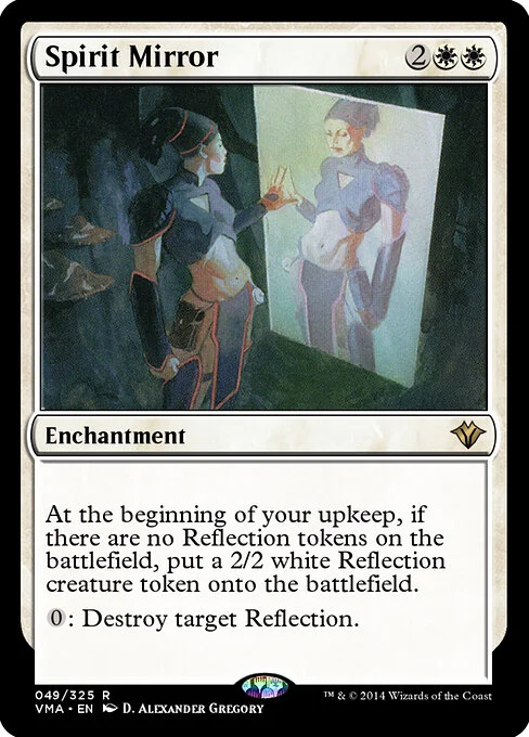 Spirit Mirror, carta Magic di tipo Enchantment illustrata da D. Alexander Gregory