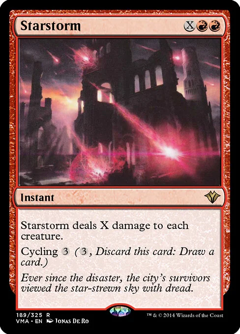 Starstorm, carta Magic di tipo Instant illustrata da Jonas De Ro