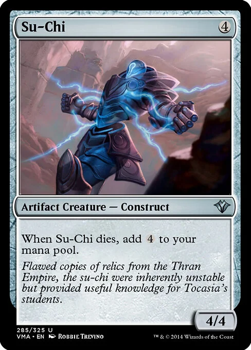 Su-Chi, carta Magic di tipo Artifact Creature — Construct illustrata da Robbie Trevino