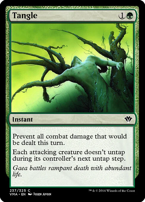 Tangle, carta Magic di tipo Instant illustrata da John Avon