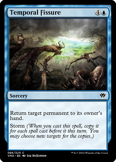 Temporal Fissure, carta Magic di tipo Sorcery illustrata da Seb McKinnon