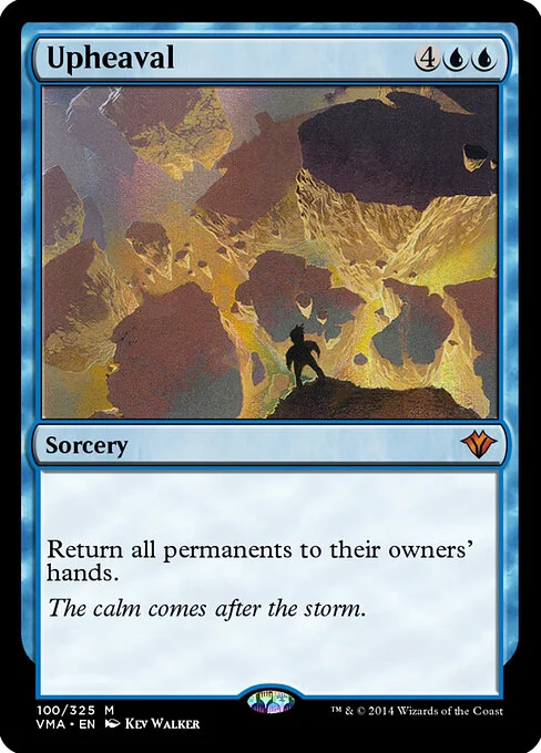 Upheaval, carta Magic di tipo Sorcery illustrata da Kev Walker