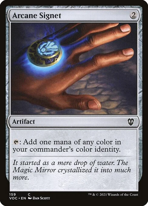 Arcane Signet, carta Magic di tipo Artifact illustrata da Dan Murayama Scott