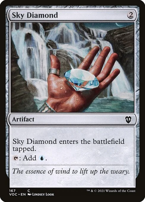 Sky Diamond, carta Magic di tipo Artifact illustrata da Lindsey Look