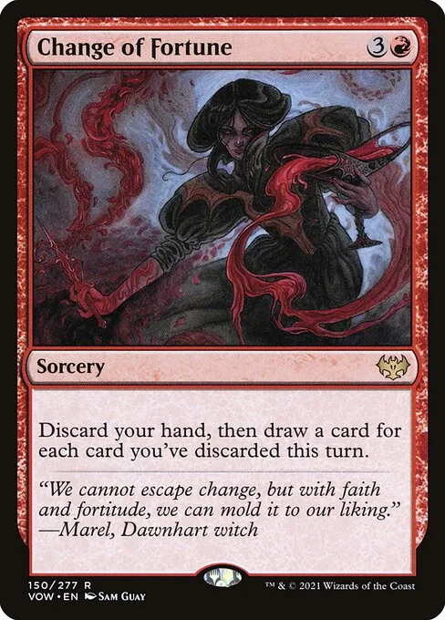 Change of Fortune, carta Magic di tipo Sorcery illustrata da Sam Guay