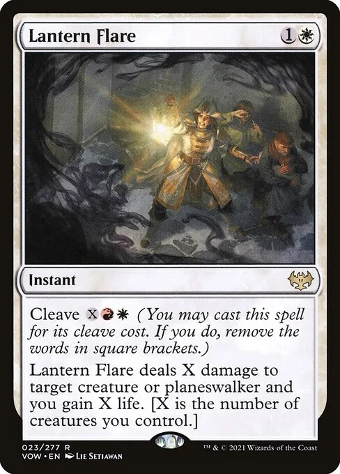 Lantern Flare, carta Magic di tipo Instant illustrata da Lie Setiawan