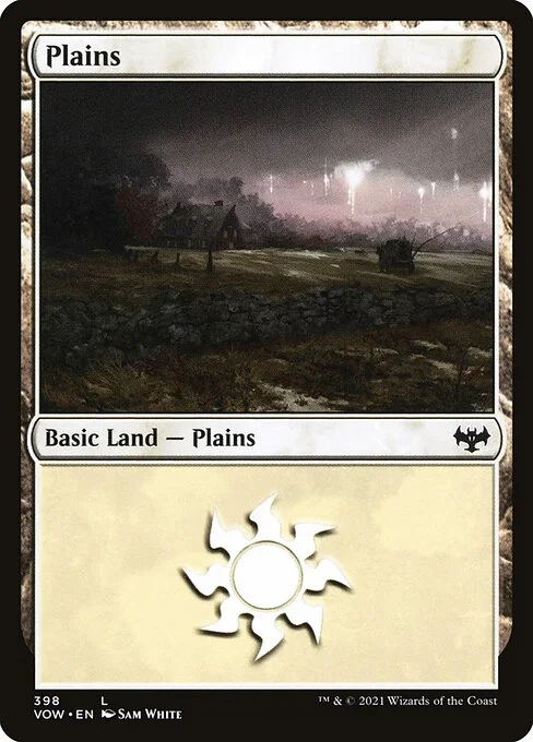 Plains, carta Magic di tipo Basic Land — Plains illustrata da Sam White